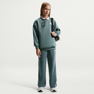 Nike Sportswear Club Fleece Girls' Wide-Leg Pants. Nike.com